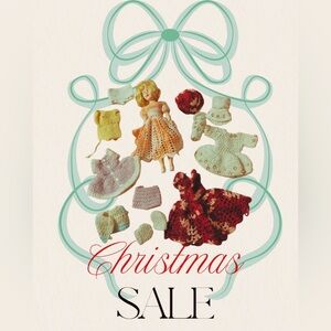 Vintage Doll with Colorful Outfits